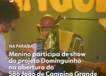 Menino toca com ‘Dominguinho’ no São João de Campina Grande após convite de João Gomes e viraliza: ‘Sonho realizado’
